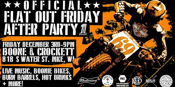 Flat Out Friday Official Afterparty