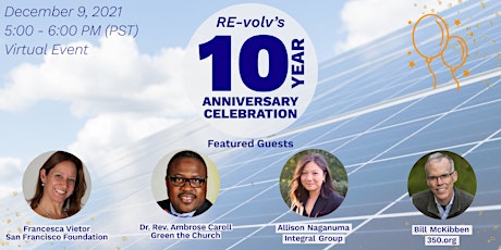 RE-volv's 10 Year Anniversary Celebration ft. Interview with Bill McKibben primary image