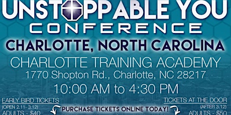 2016 Unstoppable You Conference-Charlotte, NC primary image