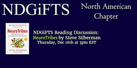 NDGifTS North America: "NeuroTribes" Book Discussion
