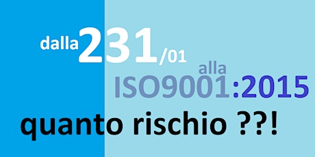 Immagine principale di Dal D.Lgs. 231/2001 alla ISO9001:2015: quanto rischio??!! (sessione di ARGENTA) 