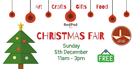Christmas Art & Craft Fair, The Clay Factory, Ivybridge, Devon primary image