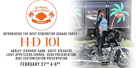 H-D 101: The Next Generation Garage Party primary image