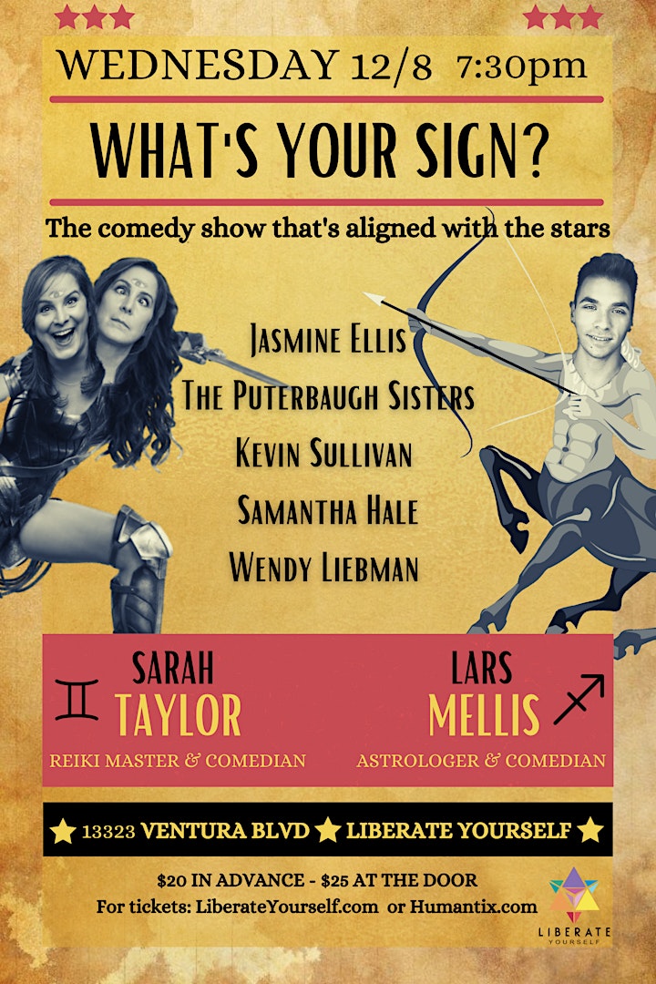 
		IN PERSON | What's Your Sign? The comedy show that’s aligned with the stars image
