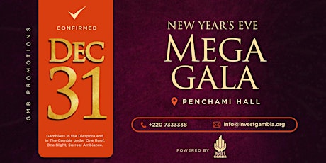 Hauptbild für New Year’s Eve Mega Gala 2021 in The Gambia