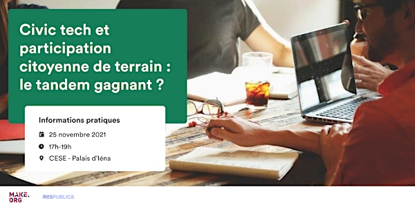 Civic tech et participation citoyenne de terrain : le tandem gagnant ?