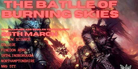 The Battle of Burning Skies tickets