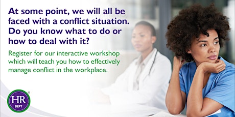 Managing Conflict in the workplace (Price shown is inclusive of VAT) primary image