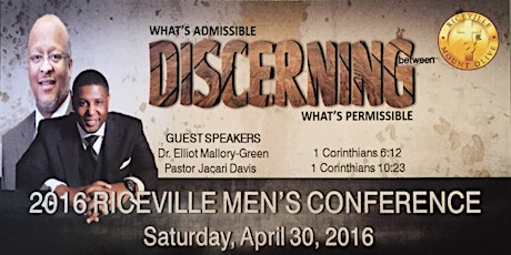 Riceville Mt. Olive Baptist Church 8th Annual Mens Conference primary image