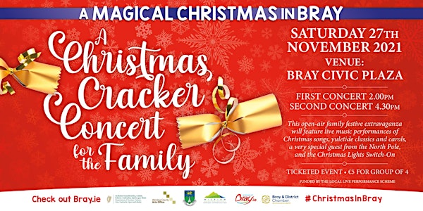 Christmas Cracker  Concert in Bray Civic Plaza