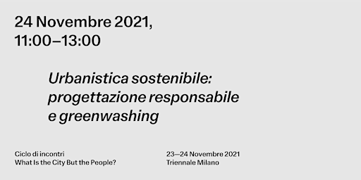 Hauptbild für Tavolo 3 | Urbanistica sostenibile