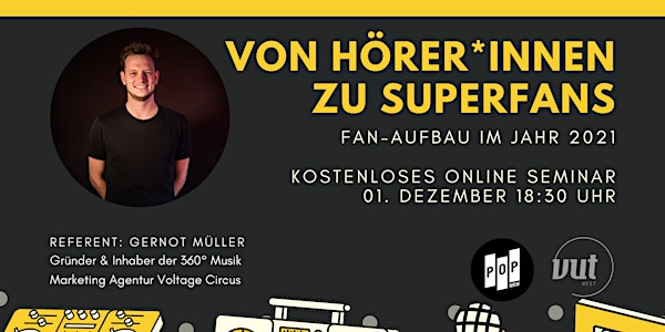 Von Hörer*innen zu Superfans - Fan-Aufbau im Jahr 2021 | Online-Seminar