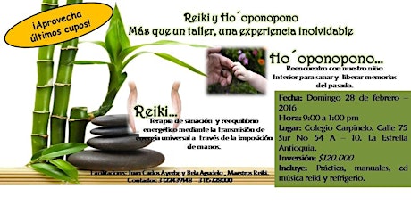 Imagen principal de Taller de Reiki y Ho´oponopono