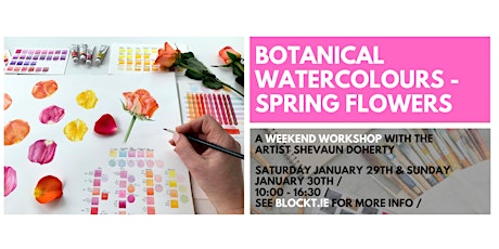 Spring Flowers in Watercolour // A Weekend Workshop tickets