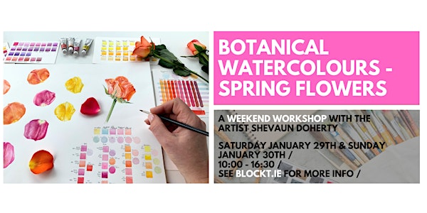 Spring Flowers in Watercolour // A Weekend Workshop