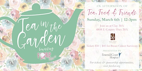 Tea In The Garden Benefitting Fore Her tickets