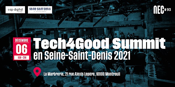 TECH4GOOD Summit en Seine-Saint-Denis 2021
