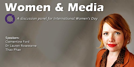GSA International Women's Day panel: Women and Media primary image