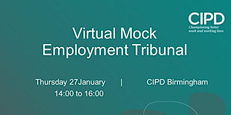 Mock Employment Tribunal - Online ingressos