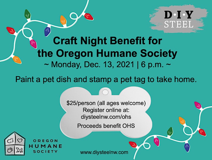 Craft Night Benefit for the Oregon Humane Society at DIY Steel image