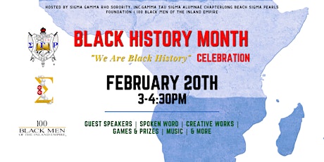 "We Are Black History" Black History Month Celebration entradas