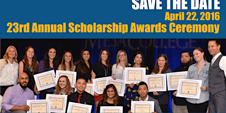 San Diego Mesa College 23rd Annual Scholarship Awards Ceremony primary image
