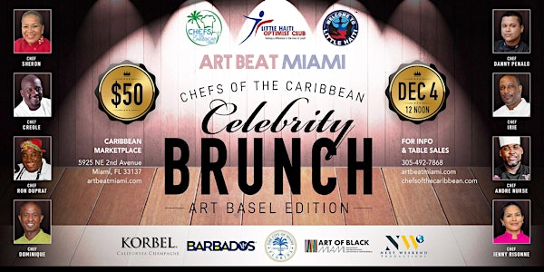 ART BEAT MIAMI Chefs of the Caribbean Celebrity Brunch