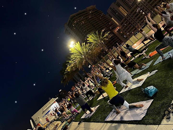 Rooftop Yoga, Music, Social  & More - December Special Event image