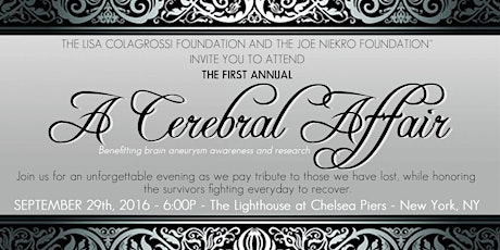 A Cerebral Affair...Benefitting Brain Aneurysm Awareness and Research primary image