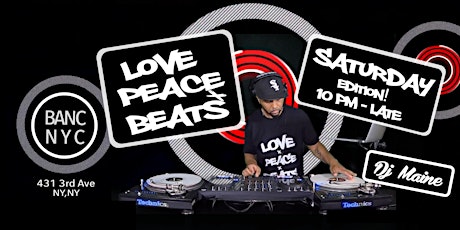 THE LOVE PEACE & BEATS PARTY primary image