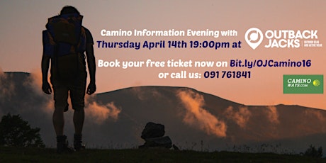 Camino Information Evening in Outback Jacks Galway primary image