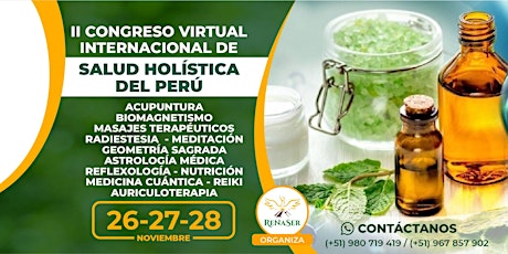 Hauptbild für 2do Congreso Virtual Internacional de Salud Holistica del Peru
