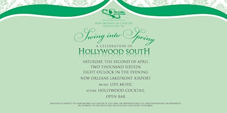 Swing into Spring, A Celebration of Hollywood South primary image