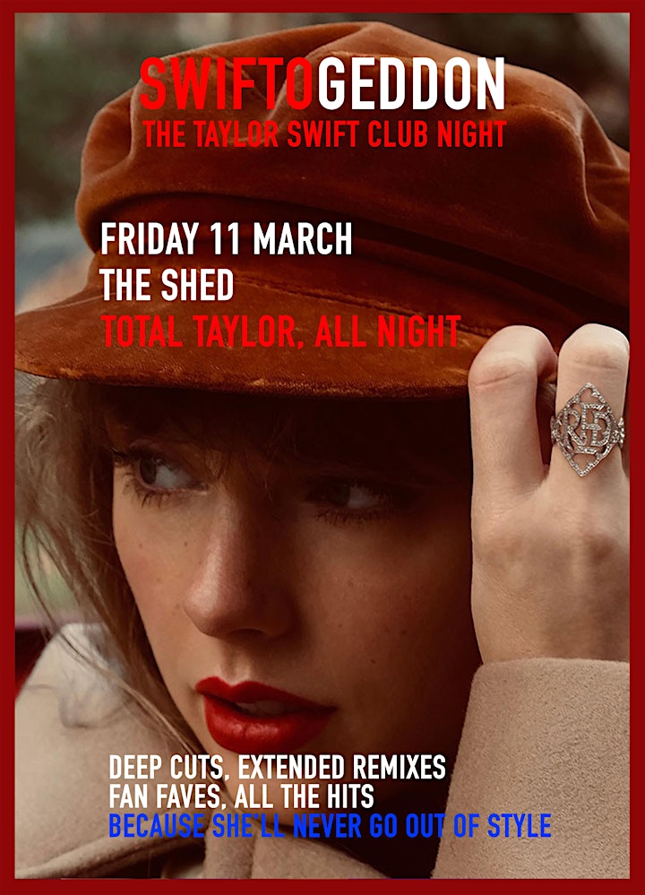 
		Swiftogeddon - The Taylor Swift Club Night image
