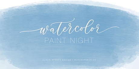 Watercolor Paint Night - Winter Wonderlandscape