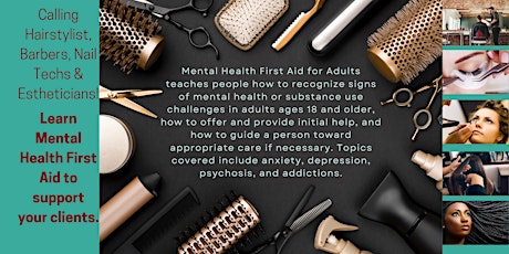 Beauty Industry Edition: Virtual Adult Mental Health First Aid tickets
