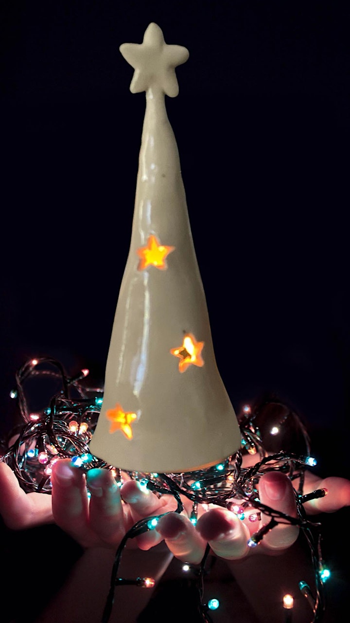 
		Come and make a Ceramic Christmas Tree lantern. 27/11/21 11am image
