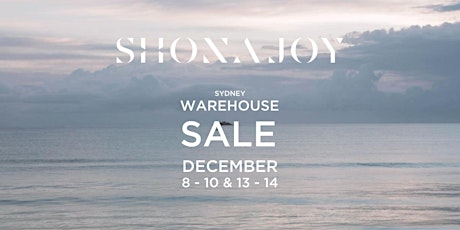 Shona Joy Sydney Warehouse Sale 2021 primary image