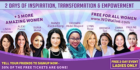 Massive FREE Women's Event - WOWA with Randi Zuckerberg primary image