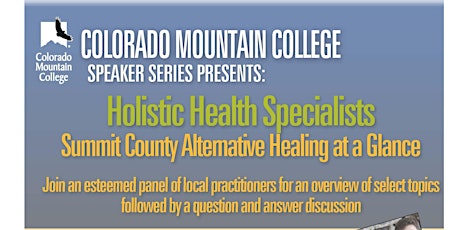 Holistic Health Specialists: Summit County Alternative Healing at a Glance primary image