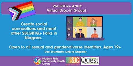 2SLGBTQ+ Adult Virtual Drop In Group! tickets