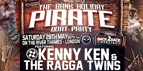 Acoustic Chemistry Presents: The Bank Holiday Pirate Boat Party - B2B Special primary image
