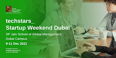 Techstars Startup Weekend Dubai 12/21