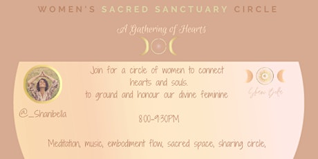 Sacred Sanctuary Women's Circle and Cacao Ceremony