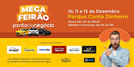 Imagem principal do evento Mega Feirão Ponto do Negócio - Lages, dezembro de 2021