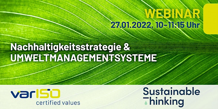 Webinar "Nachhaltigkeitsstrategie & Umweltmanagementsysteme": Bild 