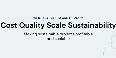 Cost-Quality-Scale-Sustainability primary image