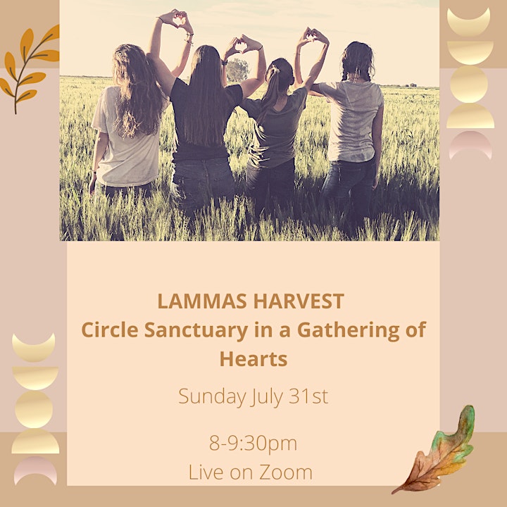 Lammas Harvest Festival Women's Circle- A Gathering of Hearts image