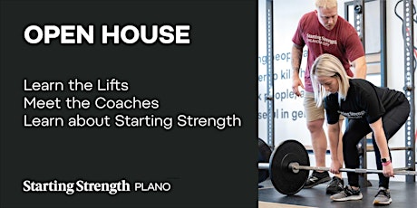 Open House and Coaching Demonstration at Starting Strength Plano tickets