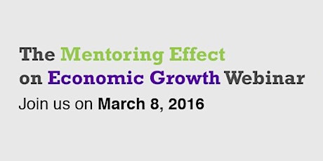 The Mentoring Event on Economic Growth Webinar primary image